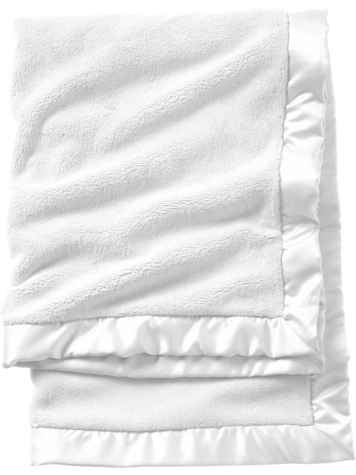Gap White Micro Chamois Blanket