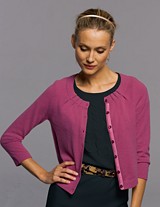Cashmere Cropped Cardigan